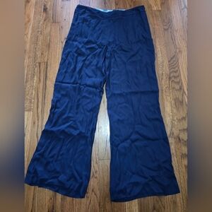 Cato Navy Wide Leg Lounge Pants Size 12